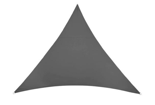 Visuel 1 du produit Voile d'ombrage triangulaire Rivage coloris gris - 3,6 x 3,6 m