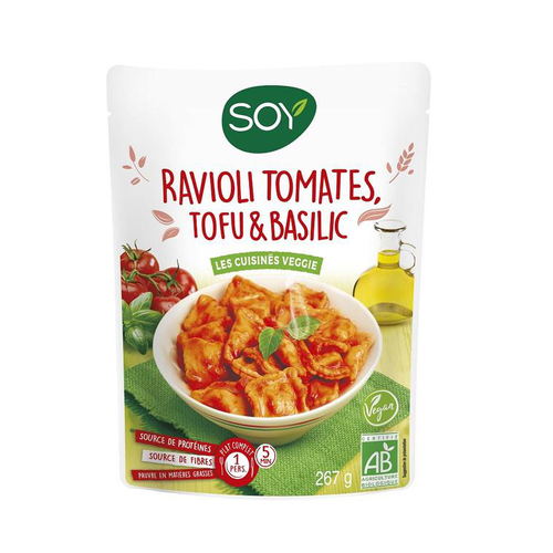 Visuel 1 du produit Ravioli tomates tofu et basilic bio 250g