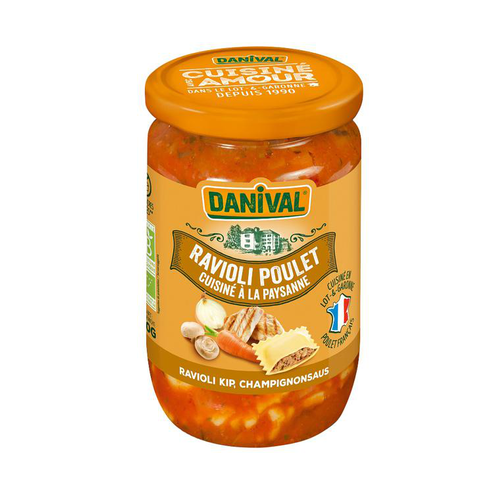 Visuel 1 du produit Raviolis au poulet d'origine française DANIVAL 670 g