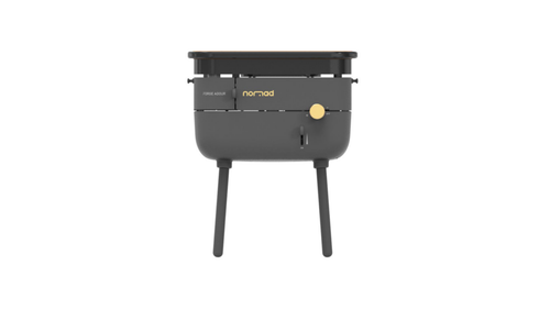 Visuel 8 du produit Plancha Nomad au gaz coloris noir en acier Forge Adour Nomad - 33,5 x 33,5 x 21,5 cm