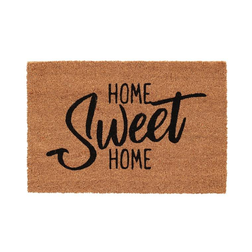 Visuel 1 du produit Paillasson en fibre de coco imprimé Home sweet home - 75 x 45 cm