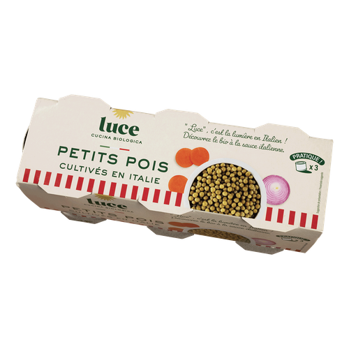 Visuel 6 du produit Petit pois bio Luce - 3 x 200 g