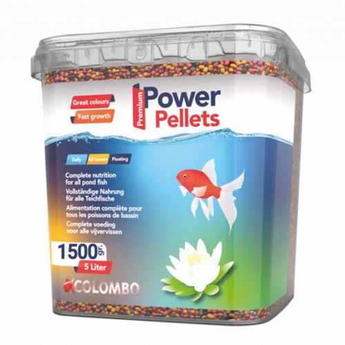 Visuel 1 du produit Granulés poissons 3mm enrichis - COLOMBO BASSIN Power Pellets - 1.5kg / 5L