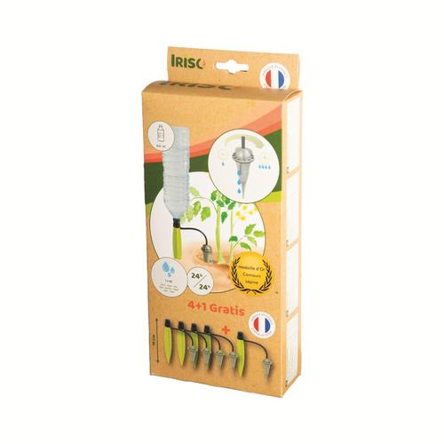 Visuel 1 du produit Lot de 66 systèmes d'arrosage de vacances PG4 + 1 gratuit IRISO Blackfox - 9,7 x 11 x 38 cm