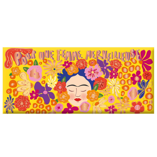 Visuel 1 du produit Mini tablette chocolat lait « Pour une femme merveilleuse » Art Grafik - 30 g