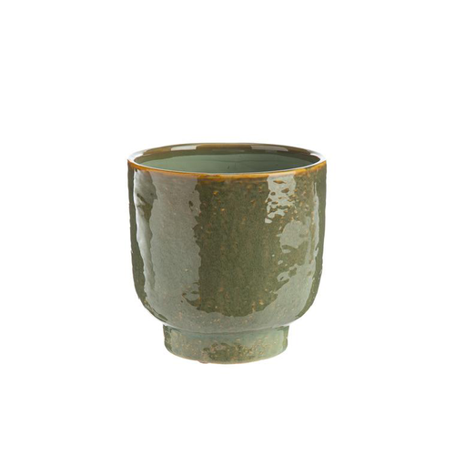 Visuel 1 du produit Cache-pot céramique Stone - Ø 13,5 x H 13 cm