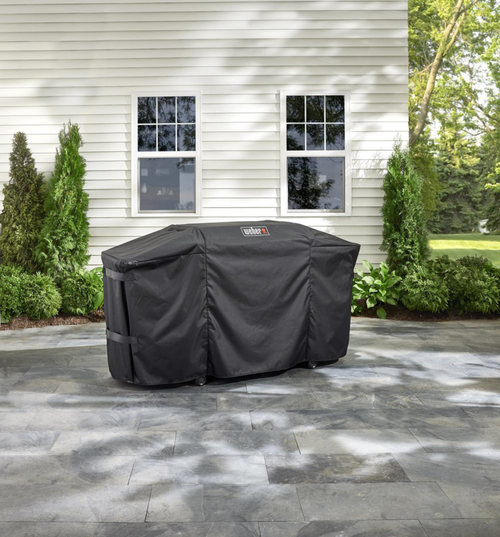 Visuel 4 du produit Housse en polyester noir pour plancha 76 cm Weber – 69 x 63,5 x 90 cm