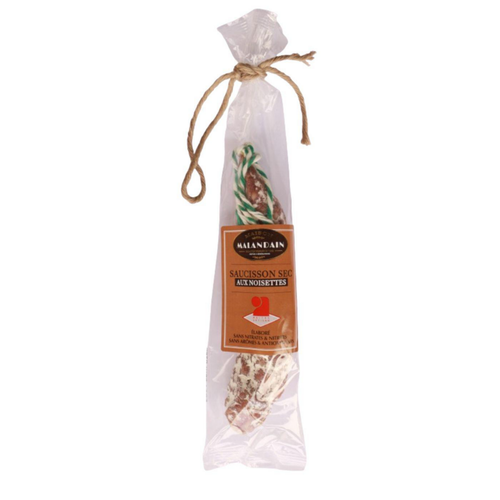 Visuel 1 du produit Saucisson sec aux noisettes Maison Malandain - 150 g