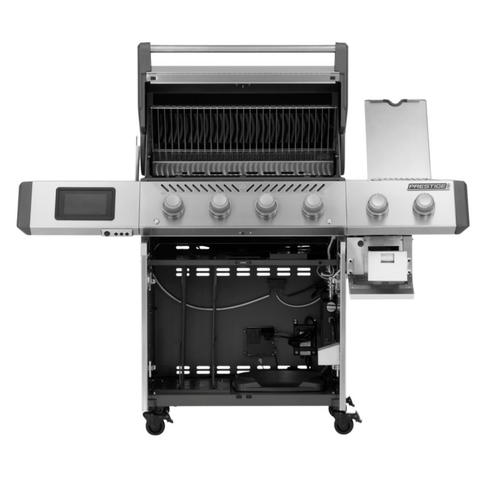 Visuel 4 du produit Barbecue gaz inox Napoléon Prestige Pro 500 4 brûleurs - 166 x 66 x 129,5 cm