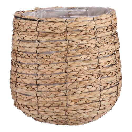 Visuel 1 du produit Panier rond coloris marron en jute Avalon Mica Decorations - 31 x Ø 30 cm