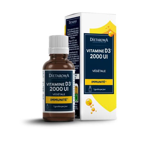 Visuel 1 du produit Vitamine D3 végétale 2000 UI DIETAROMA - 20 ml