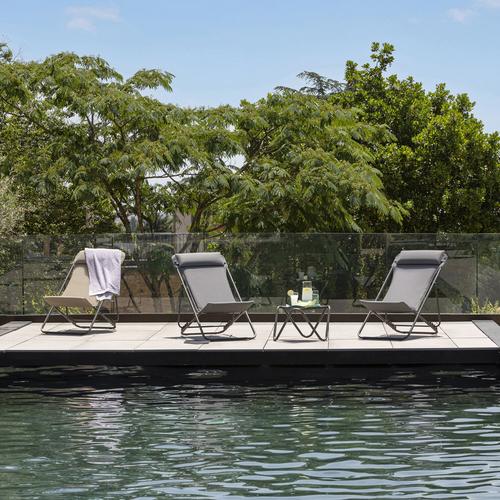 Visuel 5 du produit Maxi Transat BeComfort® tube titane silver Lafuma Mobilier - 62 x 83 x 94 cm