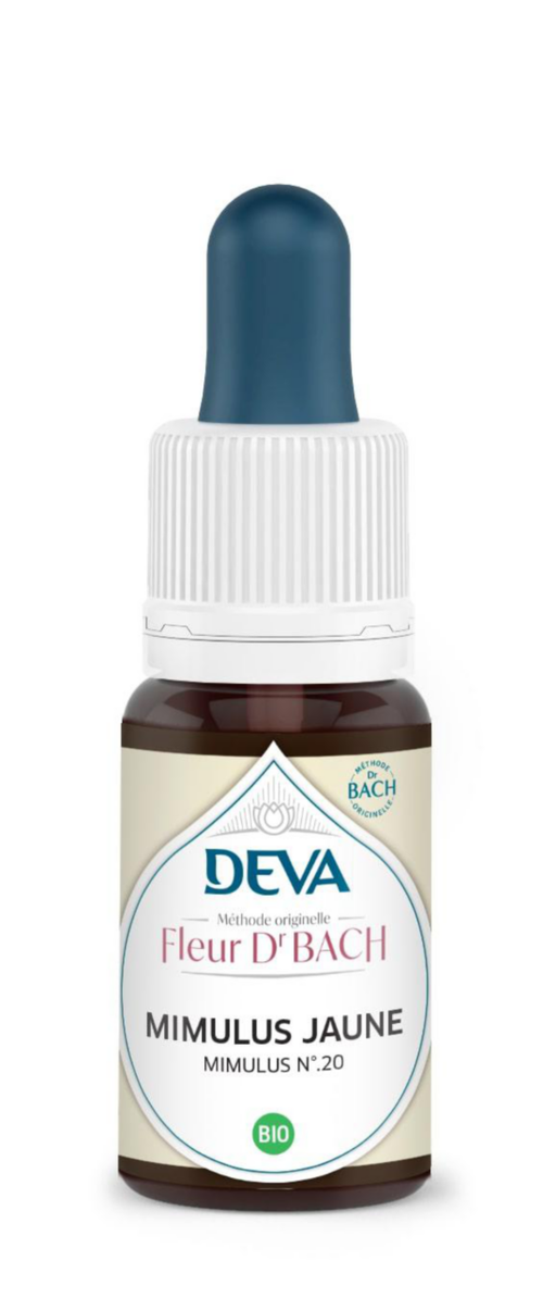 Visuel 1 du produit Complément alimentaire fleur de Bach mimulus jaune bio Deva - 15 ml