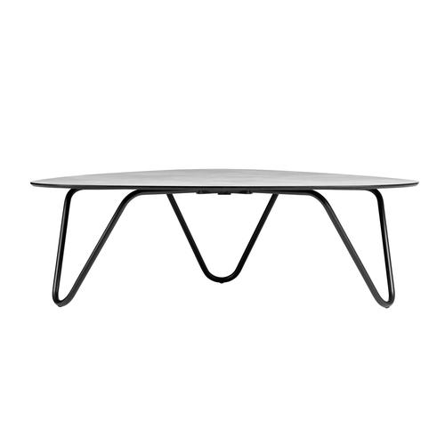 Visuel 2 du produit Table basse Cocoon ciment coloris noir en HPL Lafuma - 96 x 102 x 33 cm