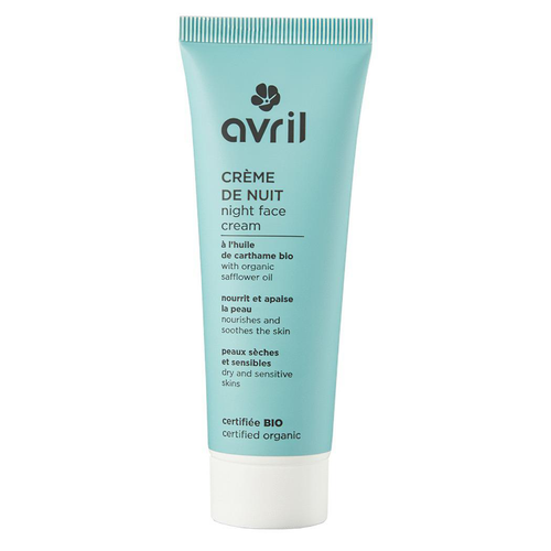 Visuel 1 du produit Crème de nuit à l'huile de carthame bio Avril - 50 ml