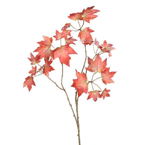 Visuel 1 du produit Branche artificielle d'érable feuillue rouge - 70 cm