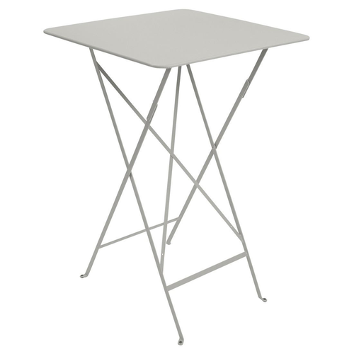 Visuel 1 du produit Mange debout Bistro coloris gris en acier Fermob - 71 x 71 x 105 cm