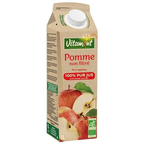 Visuel 1 du produit Pur jus de pomme tetra bio 1 L