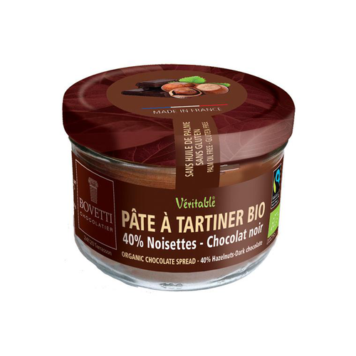 Visuel 1 du produit Pâte à tartiner bio noisettes et chocolat noir - 350 g