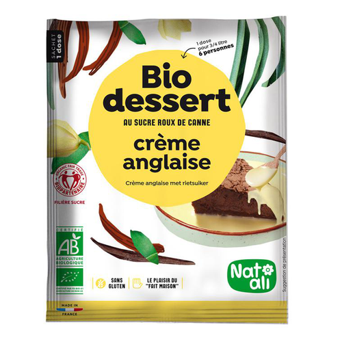 Visuel 1 du produit Préparation pour crème anglaise bio 60g