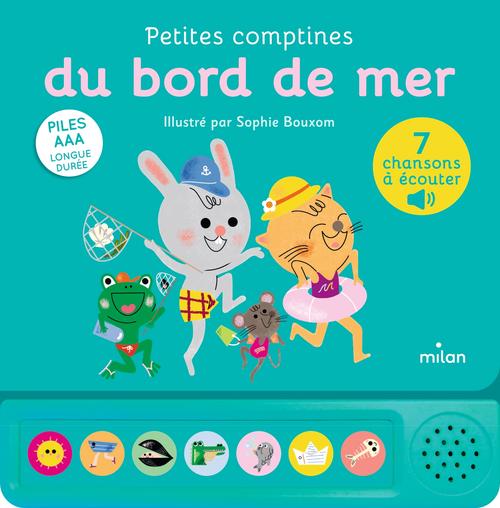 Visuel 1 du produit Livre sonore "Petites comptines du bord de mer" aux Éditions Milan
