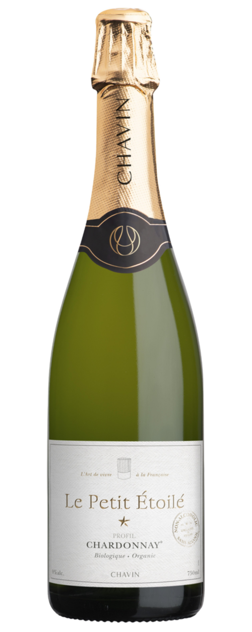 Visuel 1 du produit Effervescent blanc chardonnay sans alcool Le petit étoilé - 75 cl
