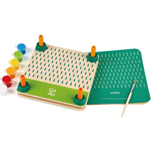 Visuel 2 du produit Kit de presse à fleurs en carton et papier Hape à partir de 5 ans - 18,5 x 18,5 x 7,6 cm