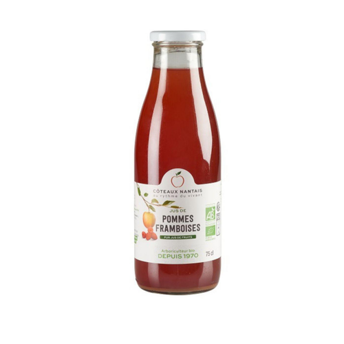 Visuel 1 du produit Jus pommes framboises bio Coteaux Nantais - 75 cl