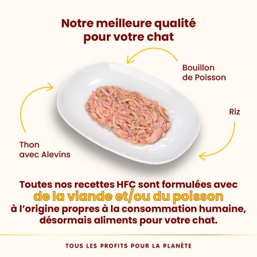 Visuel 3 du produit Pâtée pour chat HFC Natural au thon et alevins Almo Nature - 70 g
