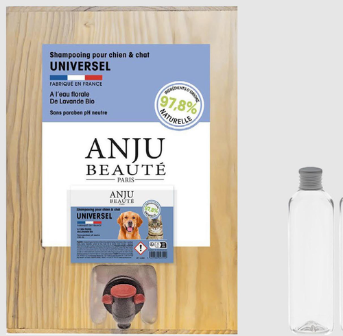 Visuel 1 du produit Shampooing pour chien universel eau florale lavande bio Anju beauté - 250 ml