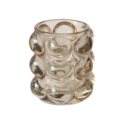 Visuel 4 du produit Photophore Bubbles en verre laqué - Ø 9 x H 9 cm