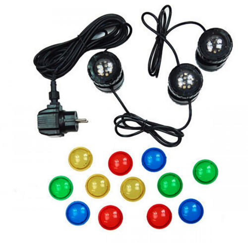 Visuel 2 du produit Mini-spots pour bassin LED, spéciale subaquatique, AQUA NOVA BASSIN - modèle NPL1, lot de 3