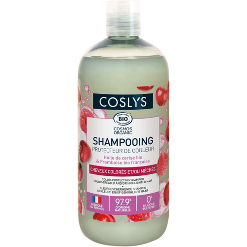 Visuel 1 du produit Shampooing protecteur de couleur bio Coslys cheveux colorés - 500 ml