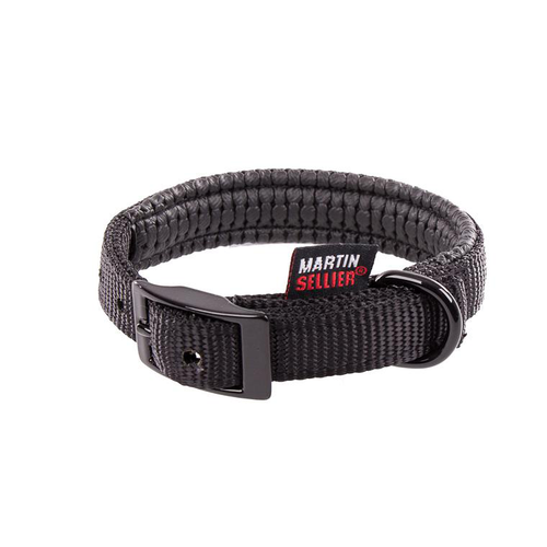 Visuel 1 du produit Collier droit Confort pour chien coloris noir - 1,6x35 cm