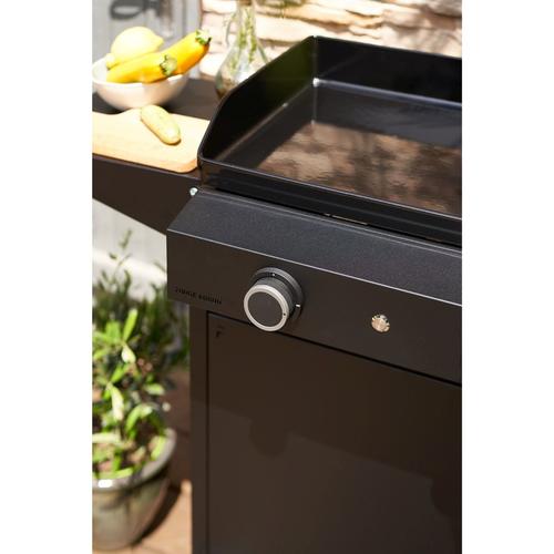 Visuel 5 du produit Desserte chariot pour plancha Origin fermé 60 coloris noir en acier Forge Adour Origin - 83,2 x 128,6 x 55,8 cm