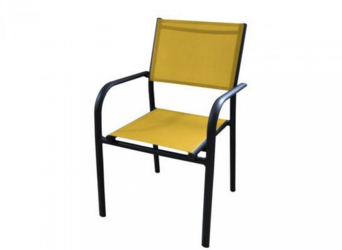 Visuel 1 du produit Fauteuil de jardin en aluminium et toile Proloisirs Duca