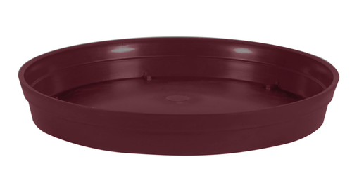 Visuel 1 du produit Soucoupe ronde en plastique rouge Bourgogne Eda Toscane - Ø 54 cm