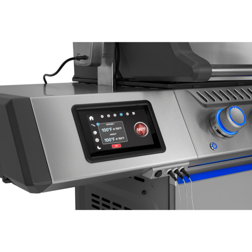 Visuel 5 du produit Barbecue gaz inox Napoléon Prestige Pro 500 4 brûleurs - 166 x 66 x 129,5 cm