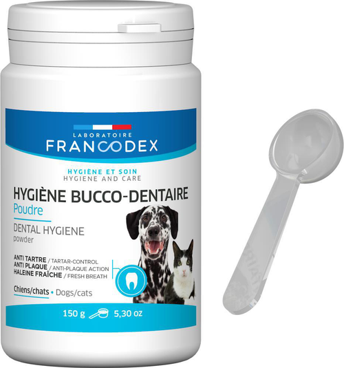Visuel 1 du produit Dentifrice en poudre pour chien et chat - 150 g