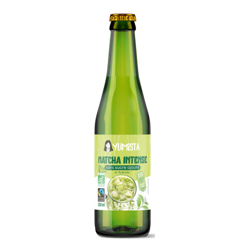 Visuel 1 du produit Matcha intense sans sucres ajoutés bio Yumista - 33 cl