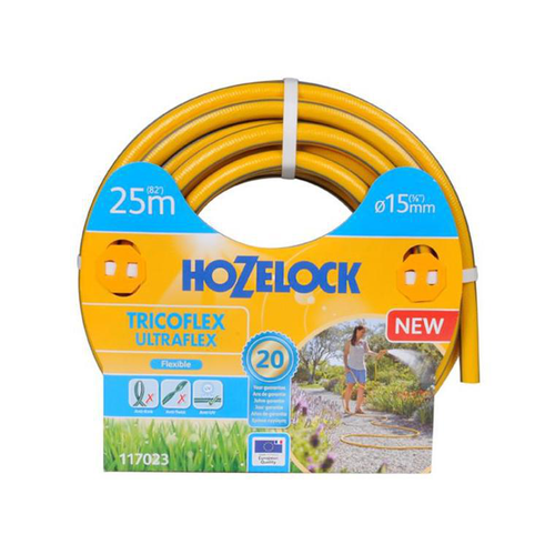 Visuel 1 du produit Tuyau Tricoflex Ultraflex coloris jaune Hozelock - 25 m x Ø 19 mm