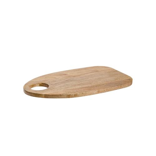 Visuel 1 du produit Planche à découper arrondie en bois de manguier naturel - 43 x 25 cm