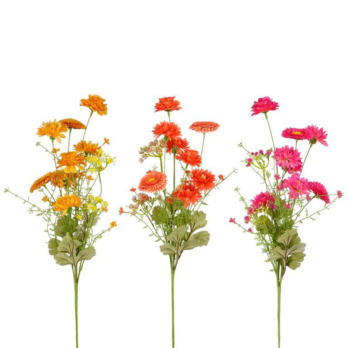 Visuel 1 du produit Tige de marguerite artificielle colorée - 60 cm