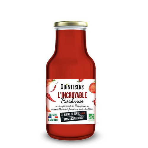 Visuel 1 du produit Sauce L'incroyable BBQ bio Quintesens - 290 g