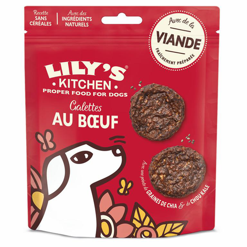 Visuel 1 du produit Galettes au bœuf friandises pour chien Lily’s Kitchen - 70 g