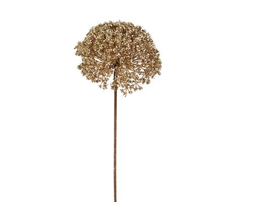 Visuel 1 du produit Tige artificielle de fleur dandelion en plastique champagne - Ø 17 x H 58 cm