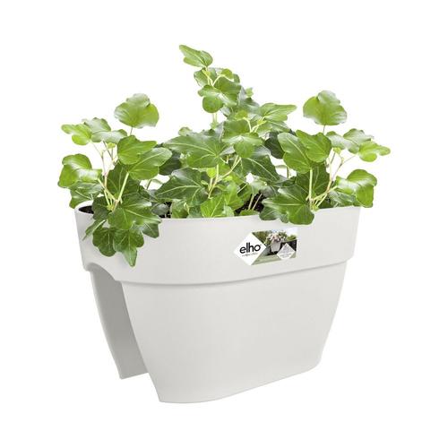 Visuel 3 du produit Jardinière flower bridge en plastique recyclé coloris blanc soie Elho Vibia Campana - 22 x 26 x 39 cm