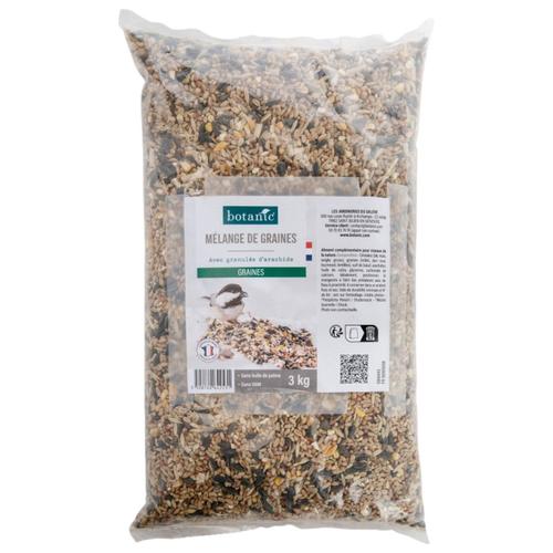 Visuel 1 du produit Mélange de graines avec granulés d'arachides botanic® - 3 kg