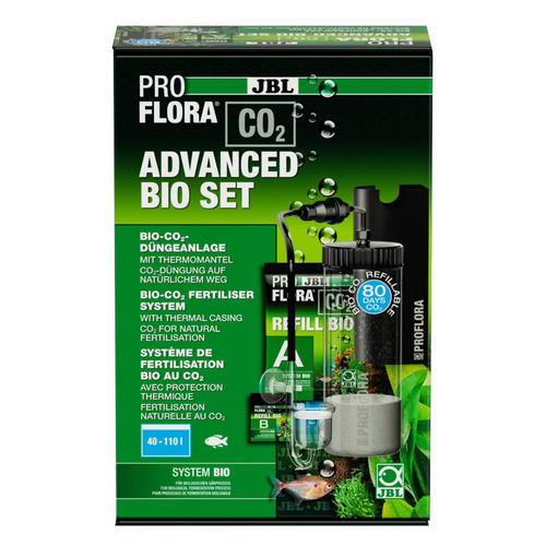 Visuel 1 du produit Système de fertilisation bio au CO2 pour plantes en aquarium d’eau douce de 40 à 110 litres JBL Proflora C02 Advanced Bio Set