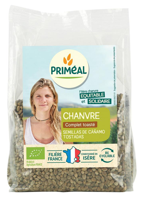 Visuel 1 du produit Chanvre entier toasté bio en sachet de 200 g